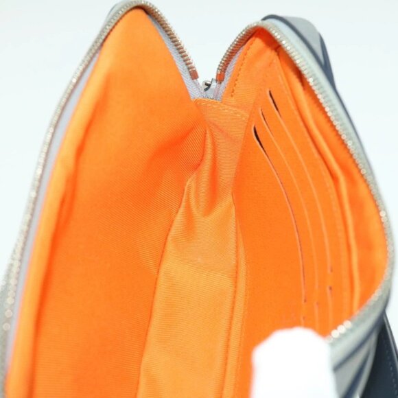 LOUIS VUITTON Monogram satellite alpha Clutch Bag Silver M44171 LV Auth 32344A - Picture 12 of 16